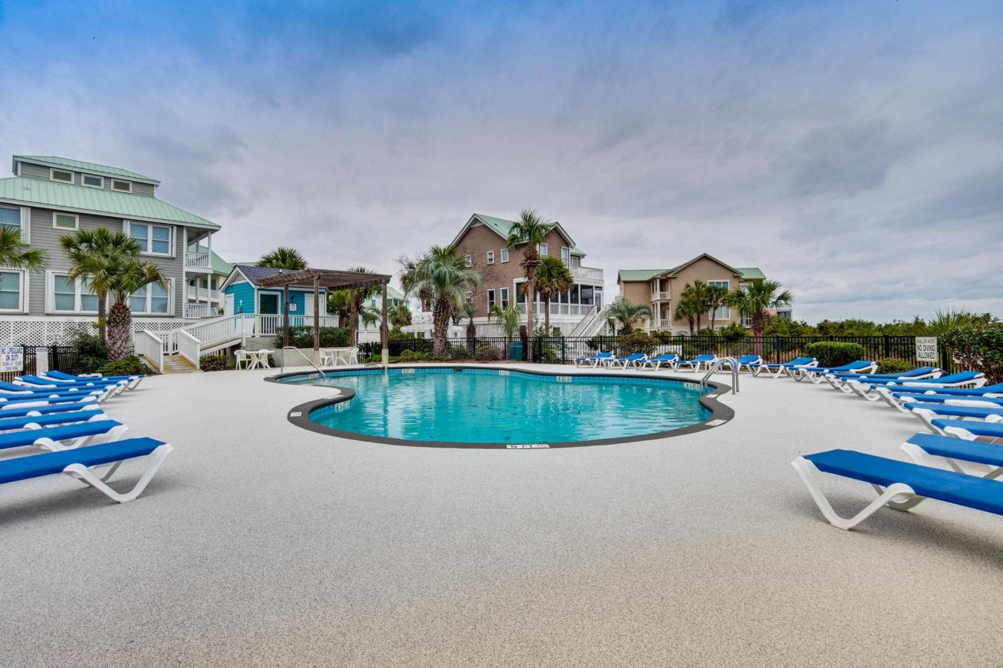 Ocean-View Saint Helena Island Condo - Pool Access Oceanmarsh Subdivision Екстер'єр фото
